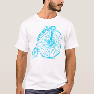 T-shirt Penny Farthing - Azul-Céu