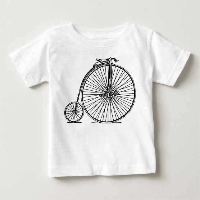 T-shirt Penny Farthing - Preto (Frente)
