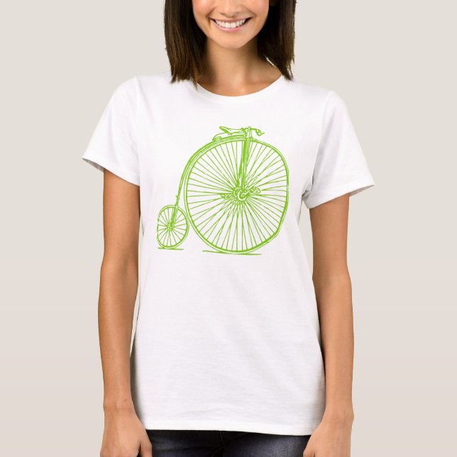 T-shirt Penny Farthing - Verde marciano (Frente)