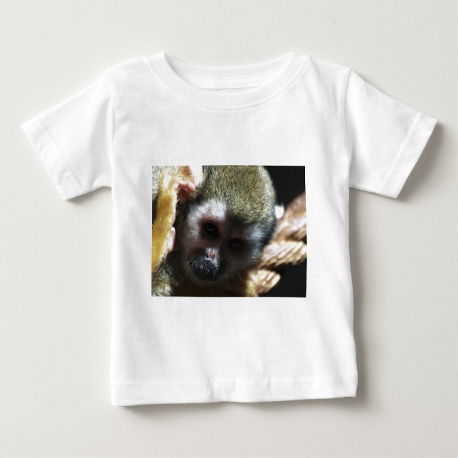 T-shirt Pensando... Presentes de Macaco de Esquilo (Frente)