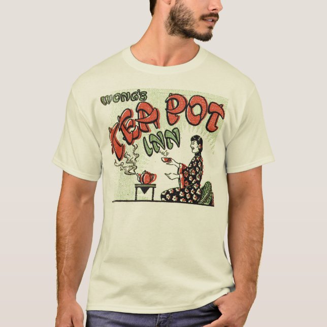 T-shirt Pensão do bule de Wongs (Frente)