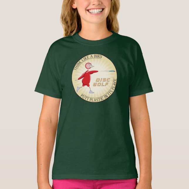 T-shirt Pense Como Um Pássaro (Frente)