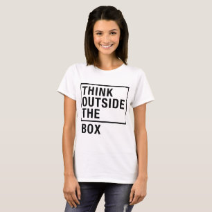 T-Shirt Pense Fora Da Caixa, Tumblr tee