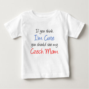 T-shirt Pense que eu sou mamã checa bonito