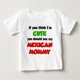 T-shirt Pense que eu sou mamãe mexicana bonito