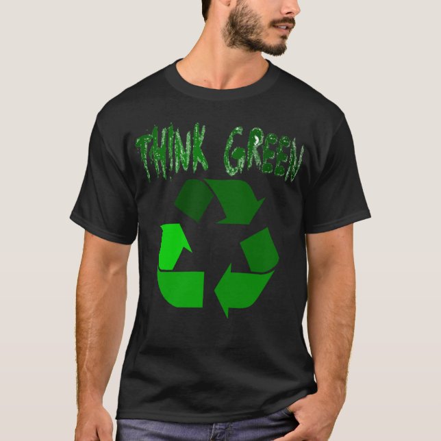 T-shirt Pense verde (Frente)