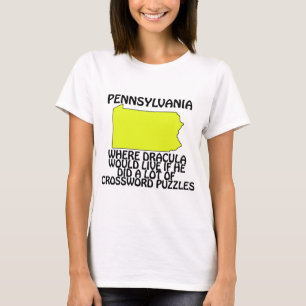 T-shirt Pensilvânia - Onde Drácula Moraria...