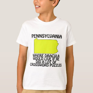 T-shirt Pensilvânia - Onde Drácula Moraria...