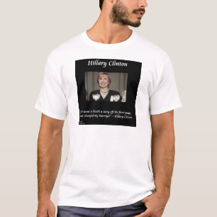 T-shirt Penteados de Hillary Clinton & Citações de Manchet