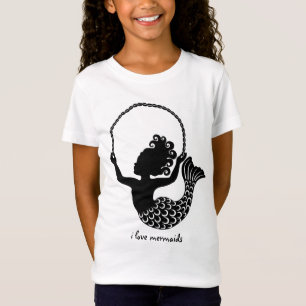 T-shirt Pequena corda saltadora de sereia