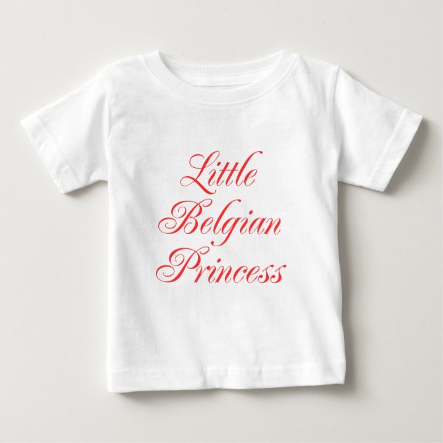 T-shirt Pequena Princesa Belga (Frente)