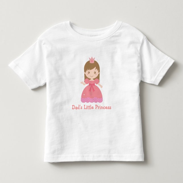 T-shirt Pequena Princesa do Papai (Frente)