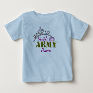 T-shirt Pequena princesa militar