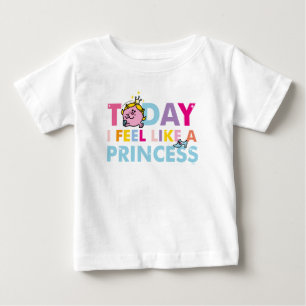 T-shirt Pequena Senhora Princesa Eu Me Sinto Uma Princes