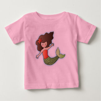 T-shirt Pequena Sereia para Crianças