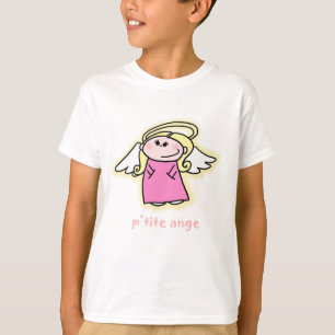 T-shirt Pequeno Ange (anjo pequeno em francês)