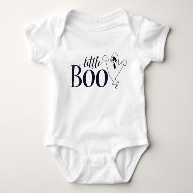 T-shirt Pequeno Boo Cute Halloween (Frente)
