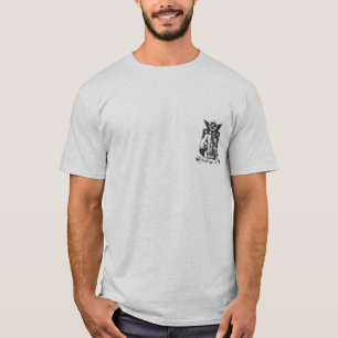 T-shirt pequeno BW do logotipo de LASFS