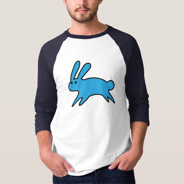 T-Shirt Pequeno Coelhinho Azul (Frente)