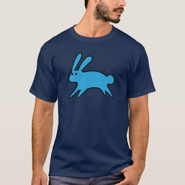 T-Shirt Pequeno Coelhinho Azul (Frente)