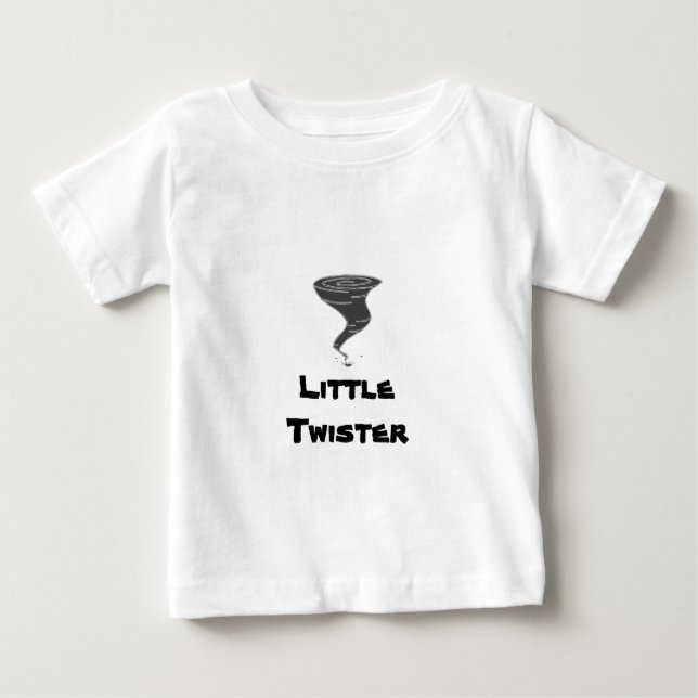 T-shirt pequeno da criança do Tornado (Frente)