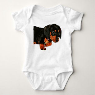 T-shirt Pequeno Design de Dachshund