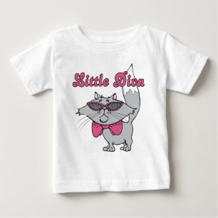 T-shirt pequeno do bebê/criança da diva