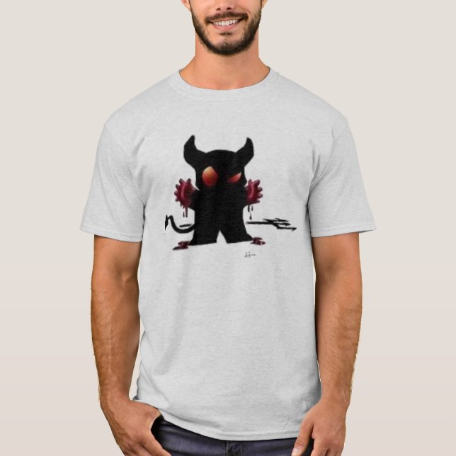 T-shirt pequeno do diabo (Frente)
