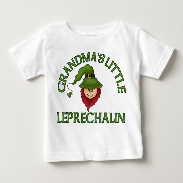 T-shirt pequeno do Leprechaun da avó (Frente)