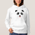 T-shirt Pequeno panda bonito<br><div class="desc">rosto adorável de pandas na frente,  com uma pequena cauda atrás</div>