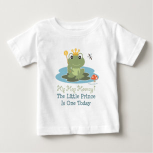 T-shirt Pequeno Príncipe Sapo primeiro aniversario Longa F