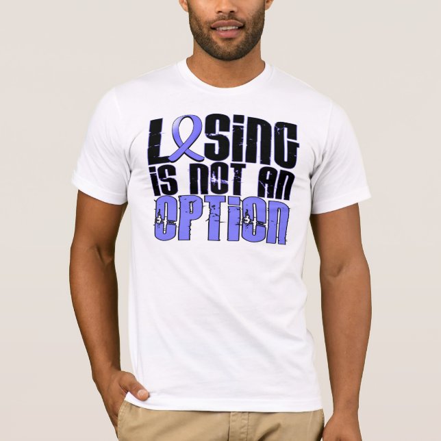 T-shirt Perder não é um cancro da próstata da opção (Frente)