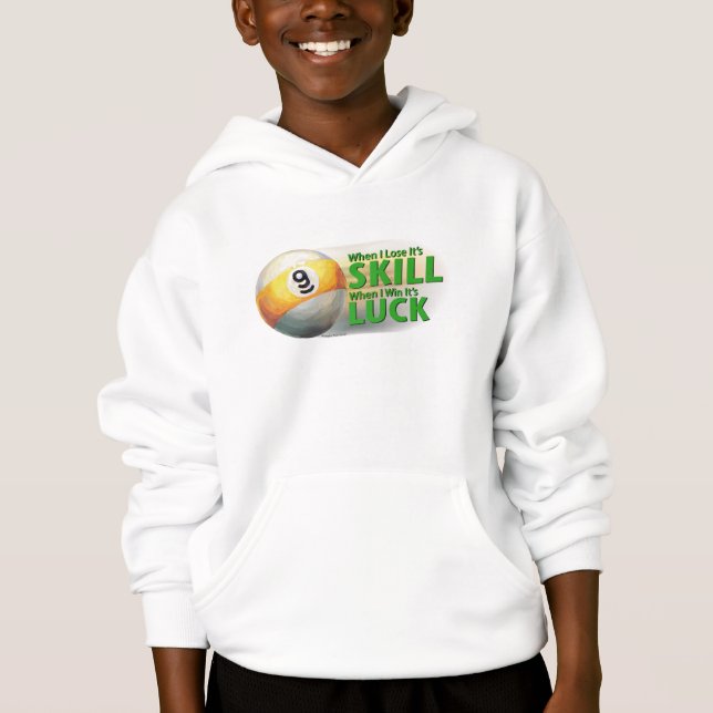 T-shirt Perder Skill Ganhou 9 Bola da Sorte (Frente)