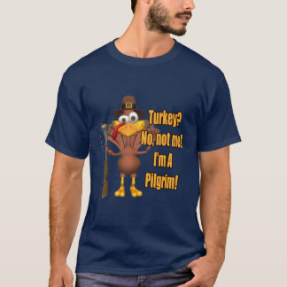 T-shirt - peregrino de Turquia da acção de graças