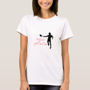T-shirt Perfeição do suíço do Tshirt de Federer