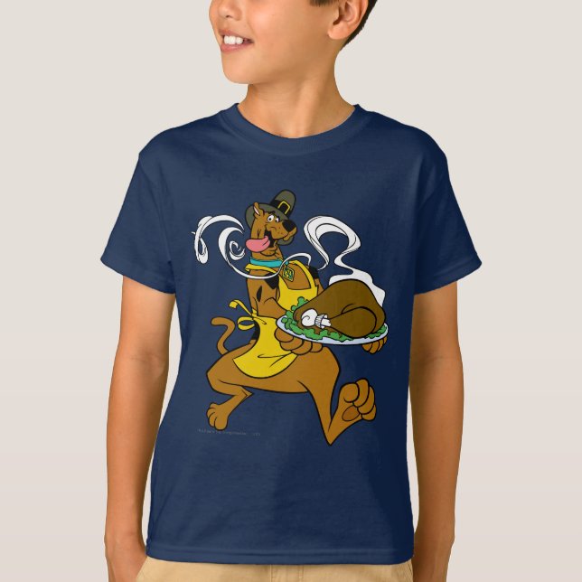 T-shirt Pergrim Scooby-Doo Com A Turquia (Frente)