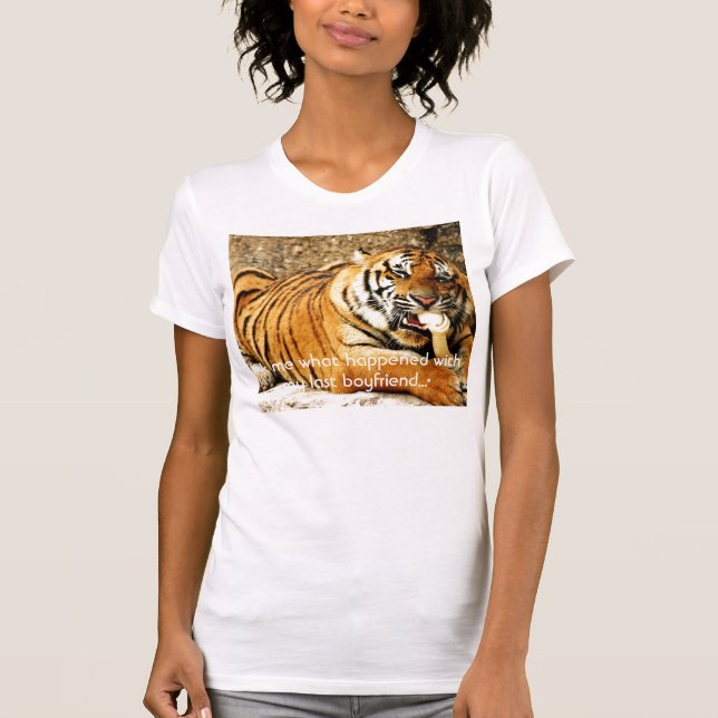 T-shirt Pergunte me o que aconteceu com… (Frente)