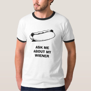 T-SHIRT PERGUNTE-ME SOBRE MEU WIENER