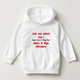 T-shirt Pergunte-me sobre minhas alergias da leiteria & do