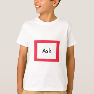 T-shirt Pergunte! UCreate Pergunte a Gibney Zazzle