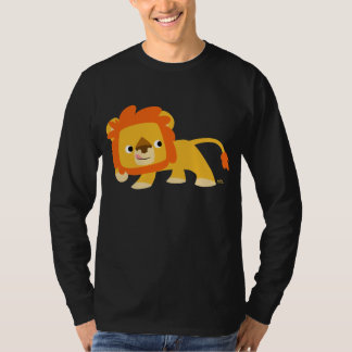 T-shirt pernicioso da longo-Capa do leão dos