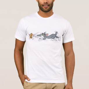 T-shirt Perseguição de Tom e de Jerry