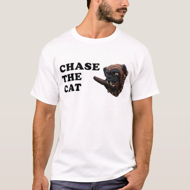 T-shirt persiga o gato (Frente)