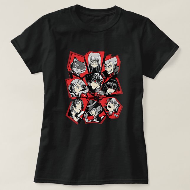 T-shirt Persona 5 (Frente do Design)