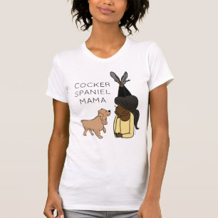 T-Shirt Personalizada Cocker Spaniel Mama