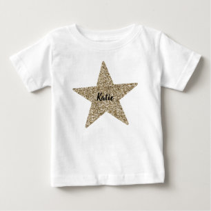 T-Shirt Personalizada com Estrela de Brilho