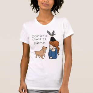 T-Shirt Personalizada da Mama de Cocker Spaniel