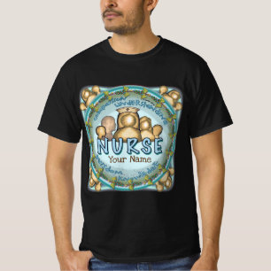 t-shirt personalizada das enfermeiras Rainbow Mott