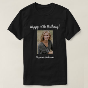 T-Shirt Personalizada de Aniversário do Quarenta M