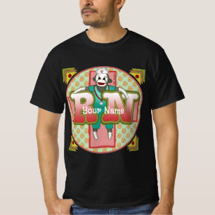 t-shirt personalizada de enfermeiras de macaco-mei